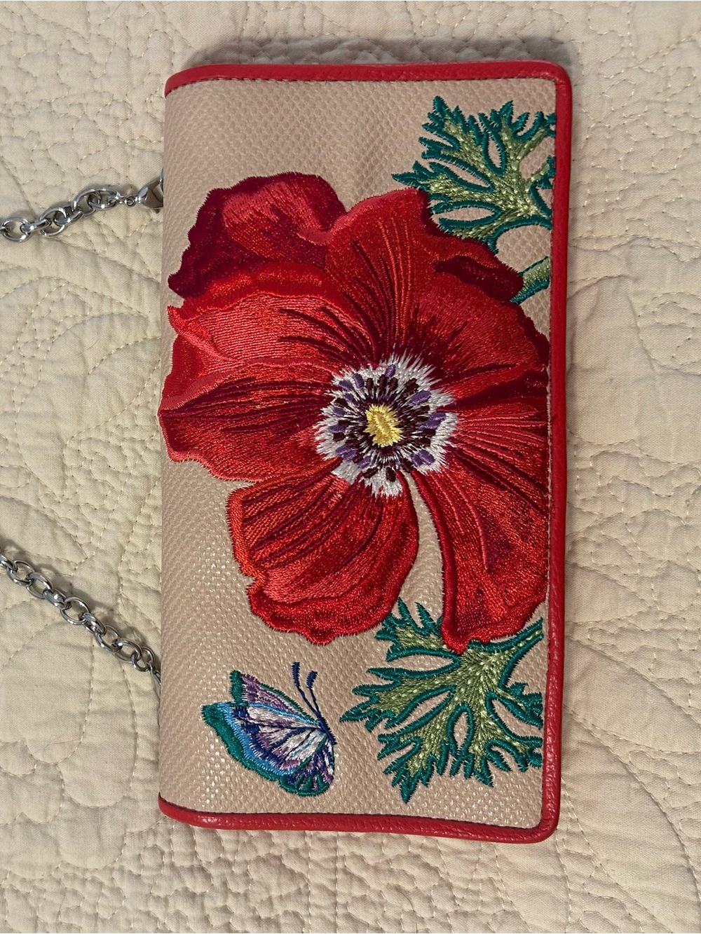 Brighton Sydney Embroidered Wallet